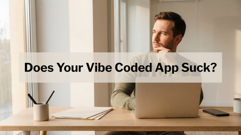 Does Your Vibe Coded App Suck
